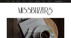 Desktop Screenshot of missblizzers.com