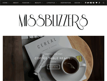Tablet Screenshot of missblizzers.com